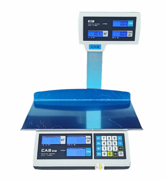 Торговые весы ER JR CBU LT со стойкой и расширенной платформой (6кг) XE0163 фото