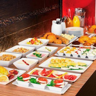 589771 Тарілка квадратна 16x16 см серія "Buffet Gourmet" BG034326 фото