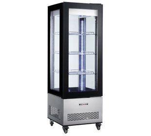 Холодильная витрина GoodFood RT400L черная VG0159 фото