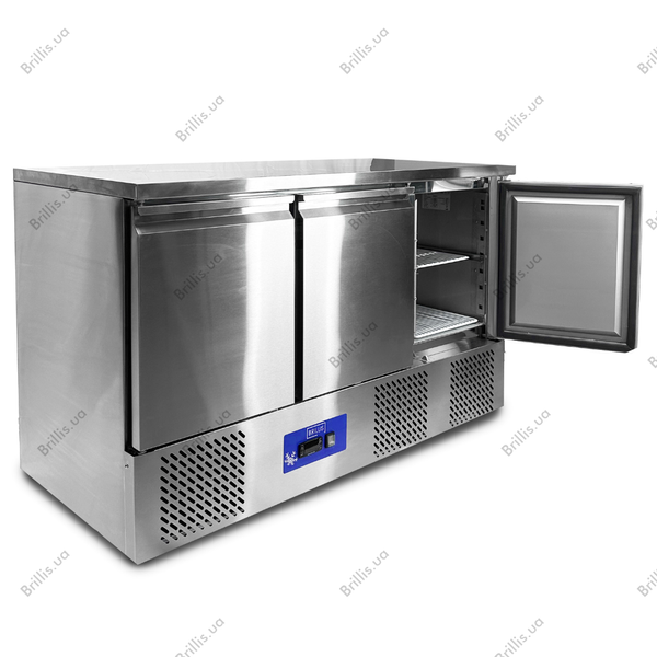 Стол холодильный трехдверный энергоэффективный BRILLIS G-S903V S/S TOP RB0034 фото