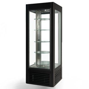 Витрина холодильная кондитерская SW 504 L/O Atena (с агр., черная, с вращающимися полками) SW 504 L/O ATENA фото