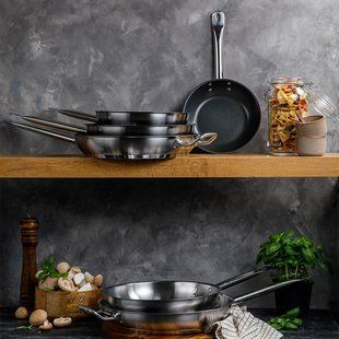 333250 Сковорода з "сендвич" дном та антипригарним покриттям 32х5 см, серія "Resto Range" BG032562 фото