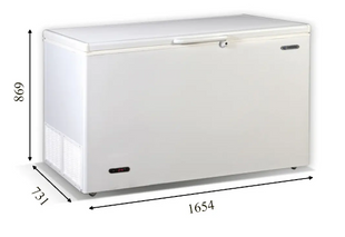IRAKLIS 56 (515 л) Морозильный ларь с глухой крышкой CRYSTAL, Греция XE0008 фото