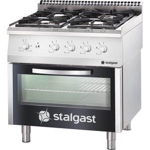 Плита газова 4 конфоркова з духовкою Stalgast SA-530-9710110 фото